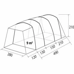 Brunner Pure 4 Family Tent Authentic -Tunnel Tents Sales Store brunner pure 4 familienzelt authentic 6