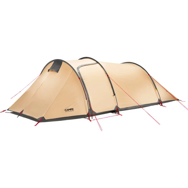 CAMPZ Piemonte 3P Tent beige/grey 1 CAMPZ Piemonte 3P Tent beige/grey