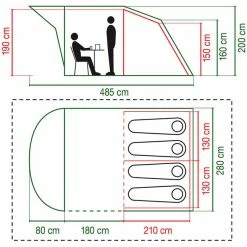Coleman Oak Canyon 4 Tuning Tent 5 Coleman Oak Canyon 4 Tuning Tent -Tunnel Tents Sales Store coleman oak canyon 4 tunnelzelt 3