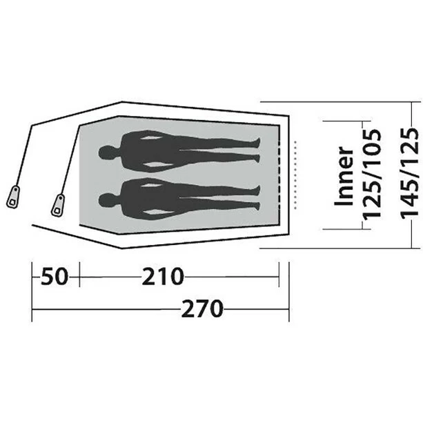Easy Camp Energy 200 Tent rustic green 6 Easy Camp Energy 200 Tent rustic green - Image 6