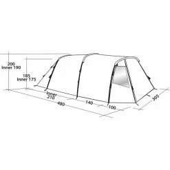 Easy Camp Huntsville 500 Tent green -Tunnel Tents Sales Store easy camp huntsville 500 tent green 6