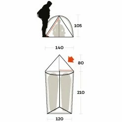 Ferrino Manaslu 2 Tent orange -Tunnel Tents Sales Store ferrino manaslu 2 tent orange 3