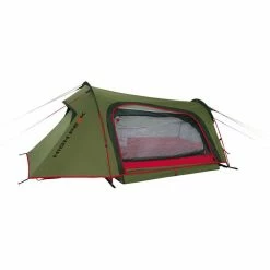 High Peak Sparrow 2 Tent olive/red -Tunnel Tents Sales Store high peak sparrow zelt oliv rot 3