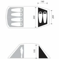 Nomad Dogon 4 (+2) Air Tent twill -Tunnel Tents Sales Store nomad dogon 4 2 air tent twill 6