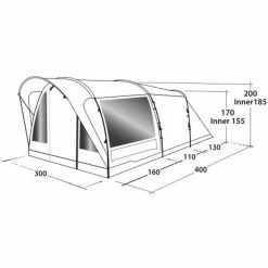 Outwell Lawndale 4 Tent 10 Outwell Lawndale 4 Tent -Tunnel Tents Sales Store outwell lawndale 4 tent 5