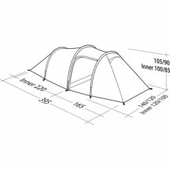 Robens Pioneer 2EX Tent red -Tunnel Tents Sales Store robens pioneer 2ex tent red 4