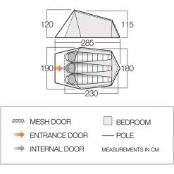 Vango Soul 300 Tent treetops 11 Vango Soul 300 Tent treetops -Tunnel Tents Sales Store vango soul 300 tent treetops 6