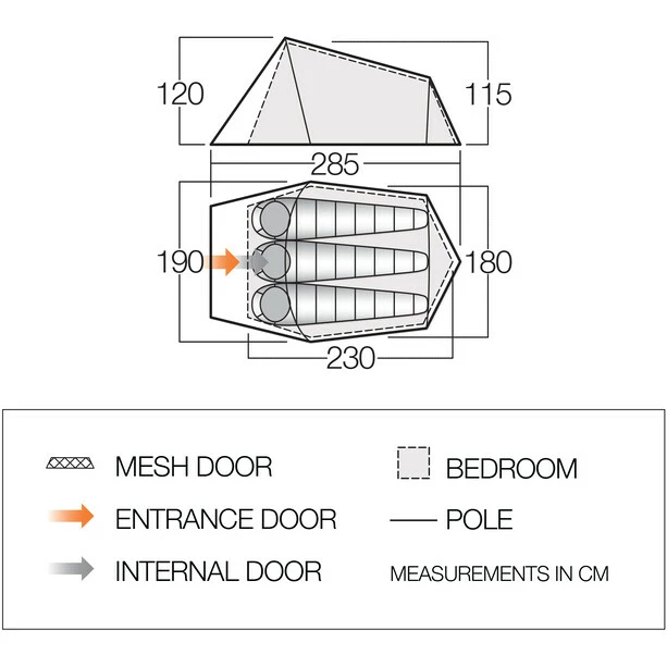 Vango Soul 300 Tent treetops 6 Vango Soul 300 Tent treetops - Image 6